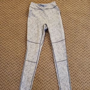 Gymshark Fleur Texture Leggings - Charcoal Marl